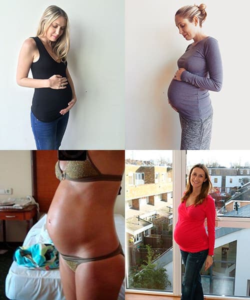 7 месяц беременности фото живота