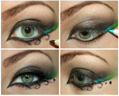 красивый макияж для зеленых глаз