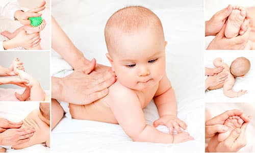 массаж малыша растирание
