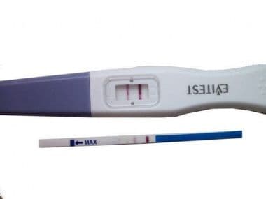 Слабоположительный тест на беременность