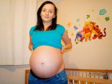 Большой живот при беременности