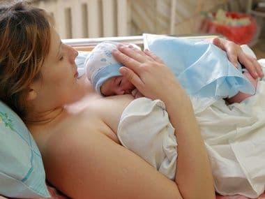 В роддоме после родов