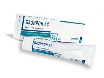 Базирон АС от прыщей